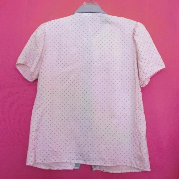 vintage rockabilly pink poodle skirt top suit set size small medium co ord - Picture 4 of 6